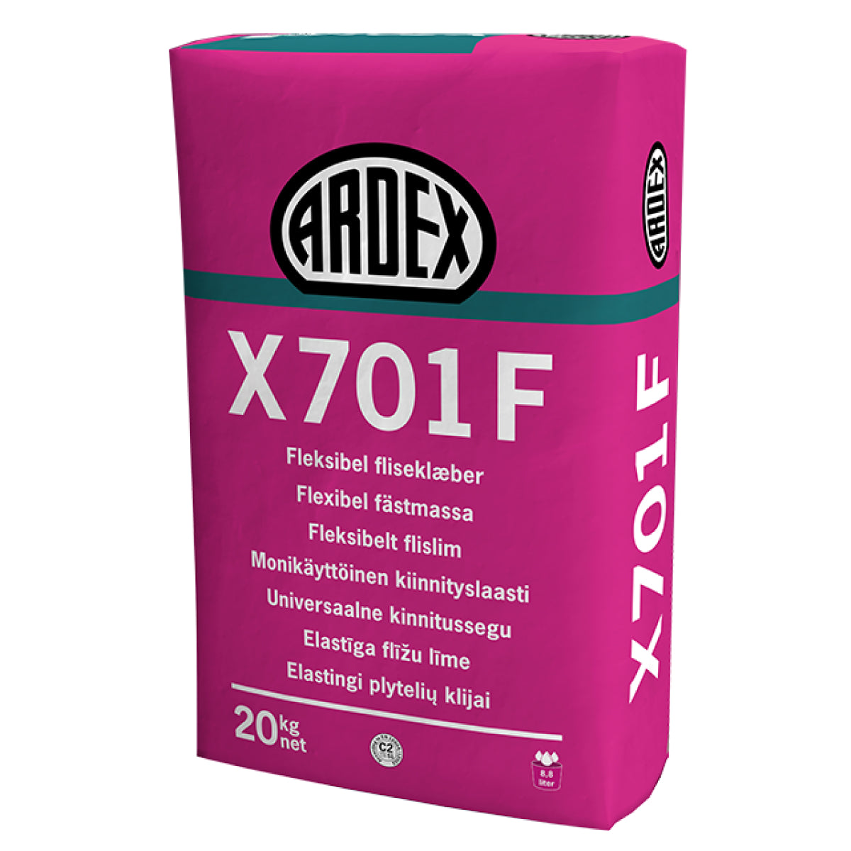 20 kg Ardex X 701 FW, hvid