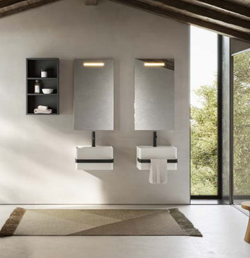 London badmøbel m/håndklædestang